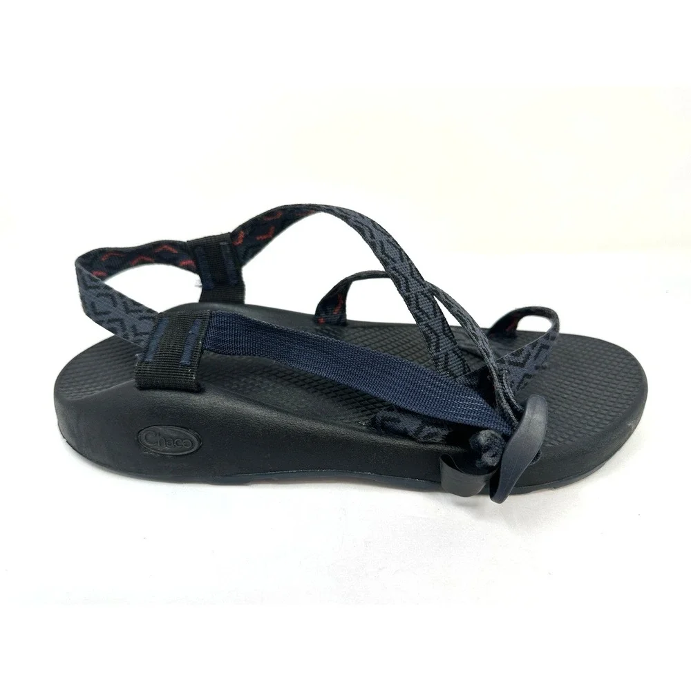 Chaco Z2 Classic Mens Size 10 Sandals Stepped Navy Blue Black Red Hiking Water